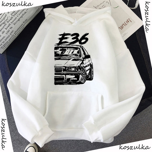 Sudaderas Bmw E36 Winter E36 Car Hoodies Fashion