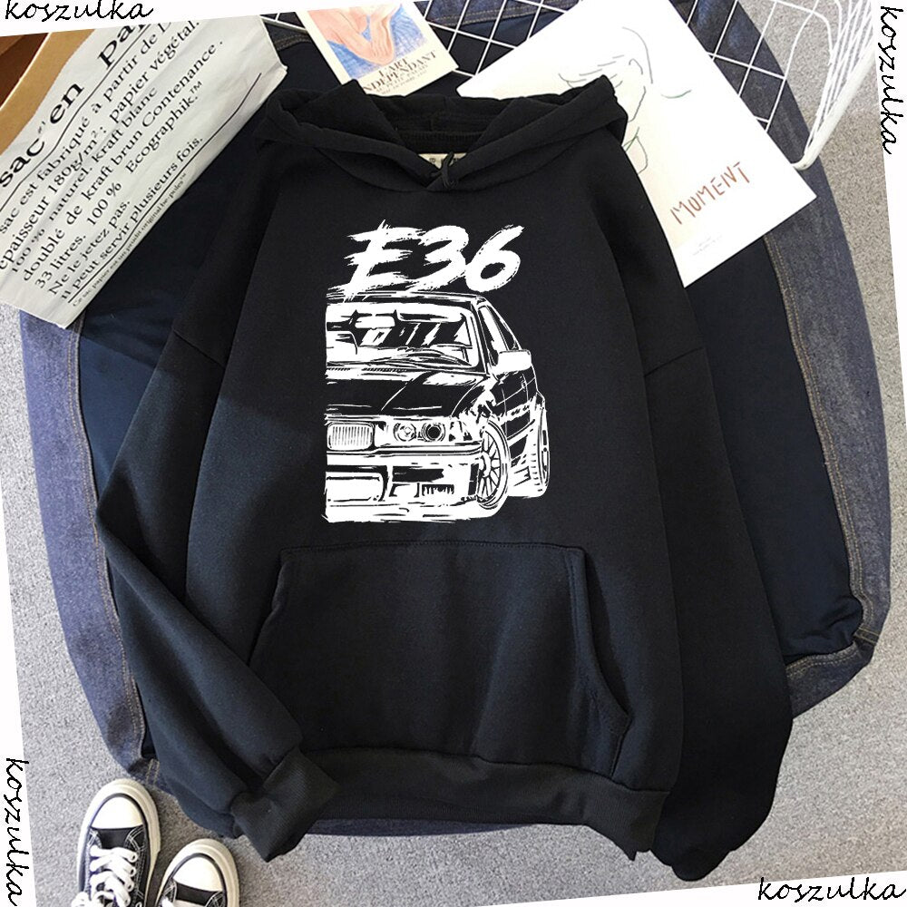 Sudaderas Bmw E36 Winter E36 Car Hoodies Fashion