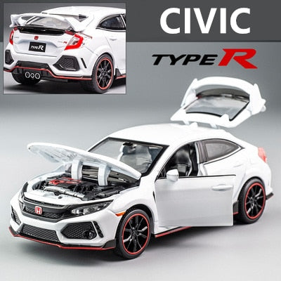 1:32 HONDA CIVIC TYPE R Alloy Sports Car Model