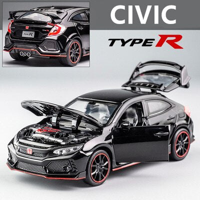 1:32 HONDA CIVIC TYPE R Alloy Sports Car Model