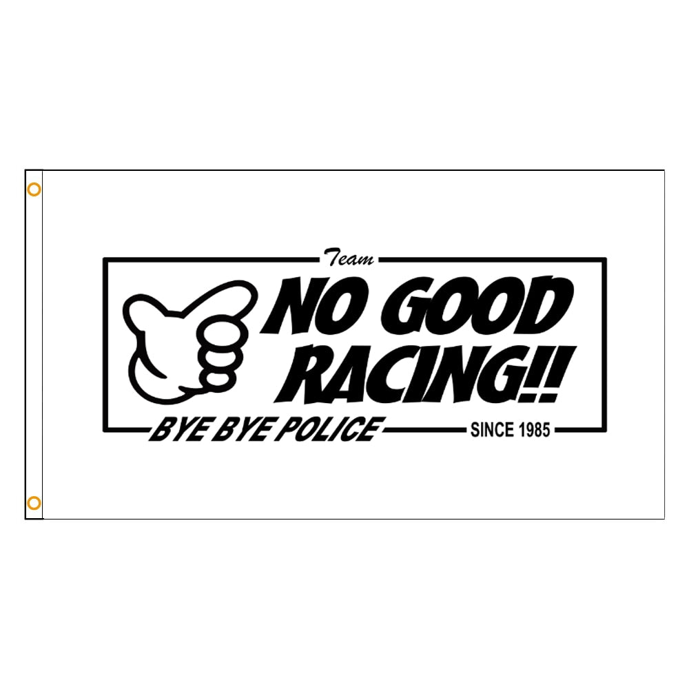 Bandera racing 90x150cm No Good Racing Jdm Street Japan Touge Flag