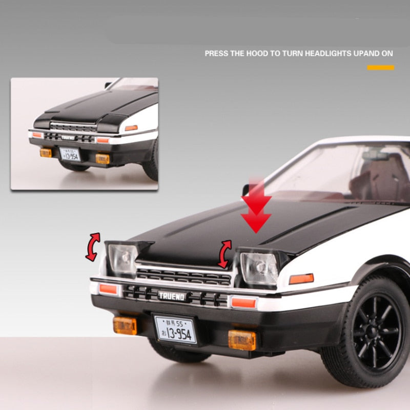 Toyota AE86 1:20 INITIAL D Toyota AE86 Alloy Car Model