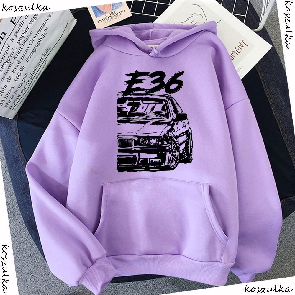 Sudaderas Bmw E36 Winter E36 Car Hoodies Fashion