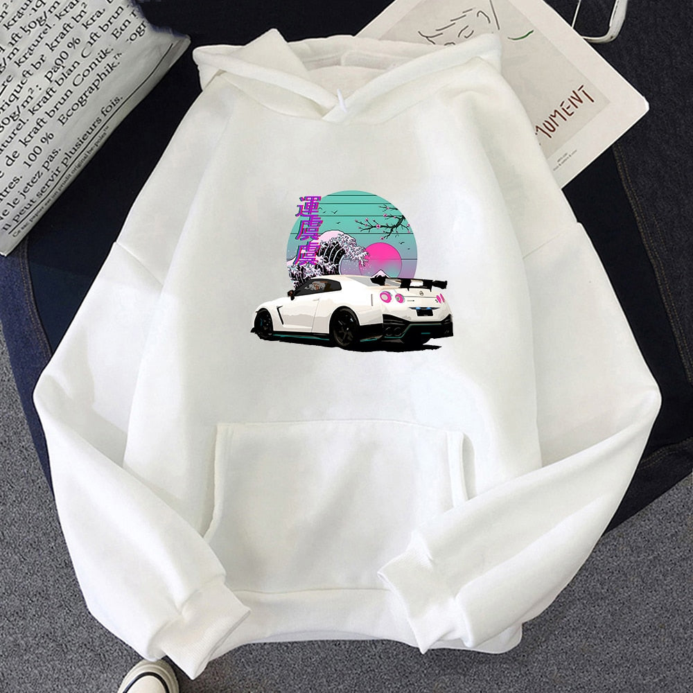 Sudaderas R35 Skyline GTR Vaporwave JDM Legend Car