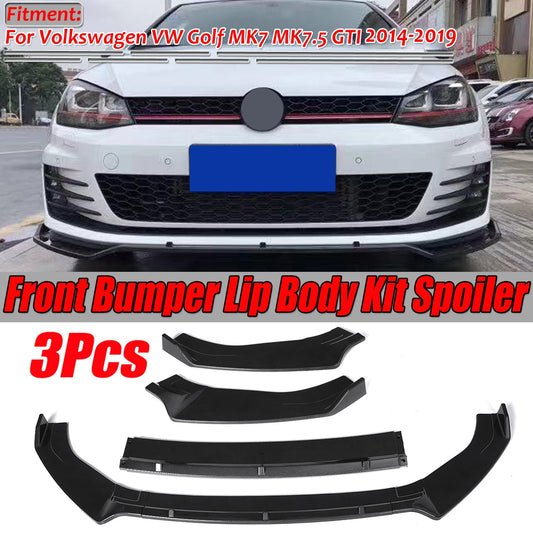 Disufor Lip Carbon Volkswagen For VW Golf MK7 MK7.5 GTI GTR GTD 2014-2019