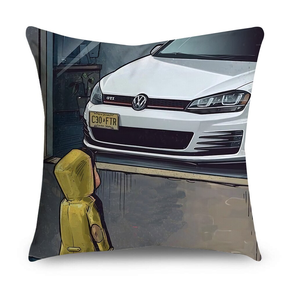 Cojines Dream Car Pillowcase Cartoon