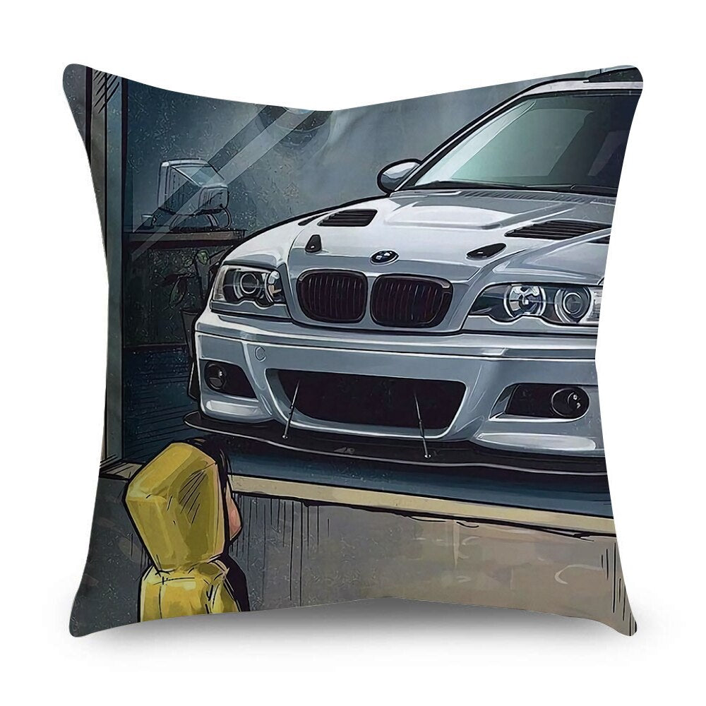 Cojines Dream Car Pillowcase Cartoon