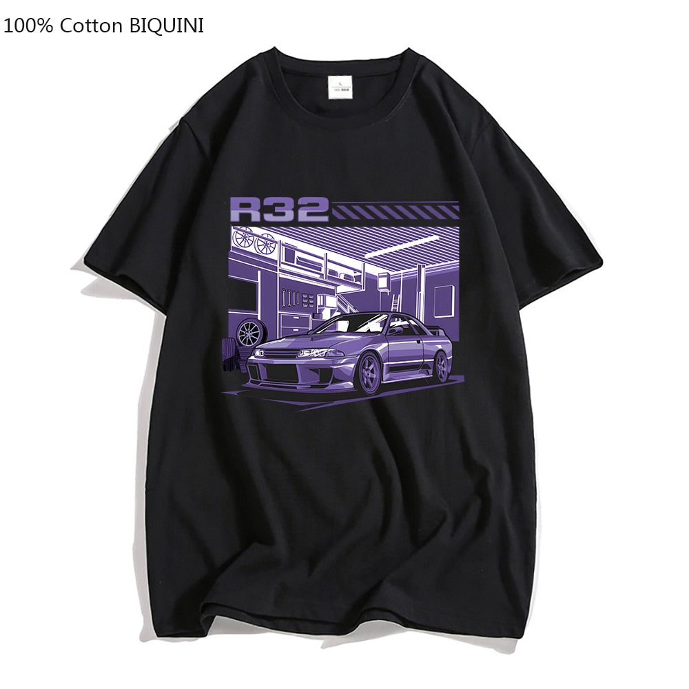 Camisetas Skyline R32 Purple Drift