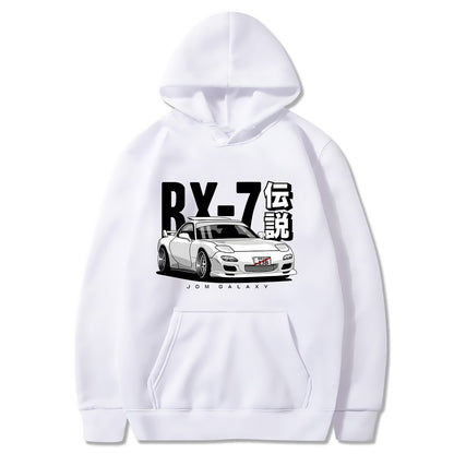 Sudaderas Mazda RX-7 JDM Hoodie Vintage RX7