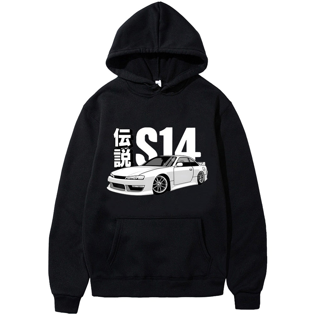 Sudaderas Nissan S14 Silvia Hoodie Drift JDM