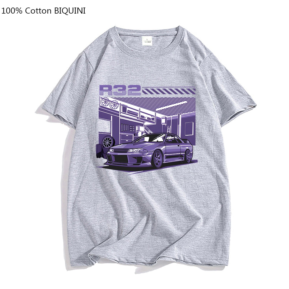 Camisetas Skyline R32 Purple Drift