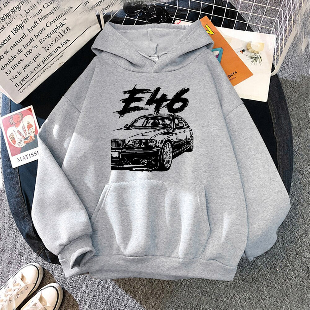 Sudaderas Bmw E46 New Winter Top Aesthetic Clothes