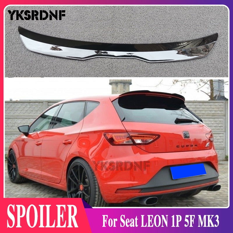 Aleron spoiler universal Seat LEON 1P 5F MK3 ABS Car Tail Wing Decoration For ST Cupra