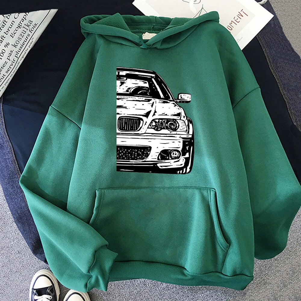 Sudaderas Bmw E46 New Winter Top Aesthetic Clothes