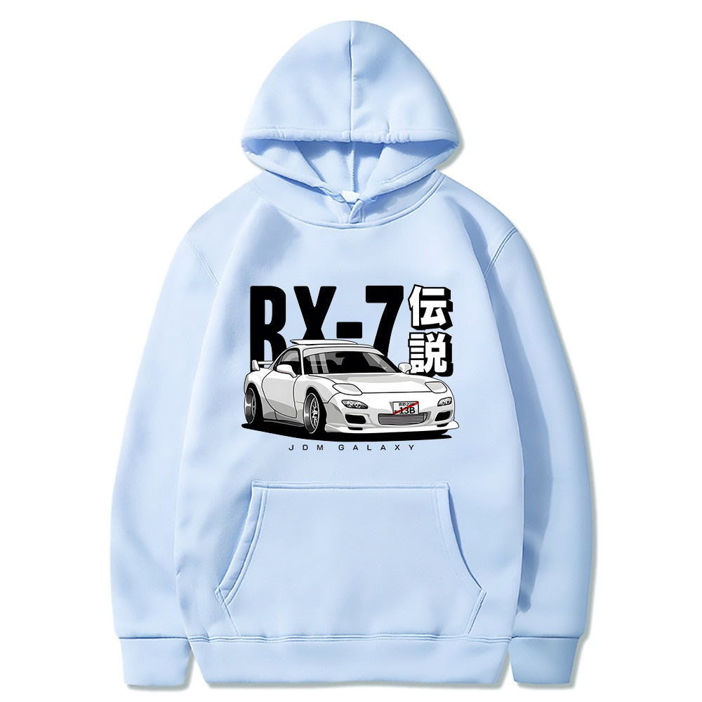 Sudaderas Mazda RX-7 JDM Hoodie Vintage RX7