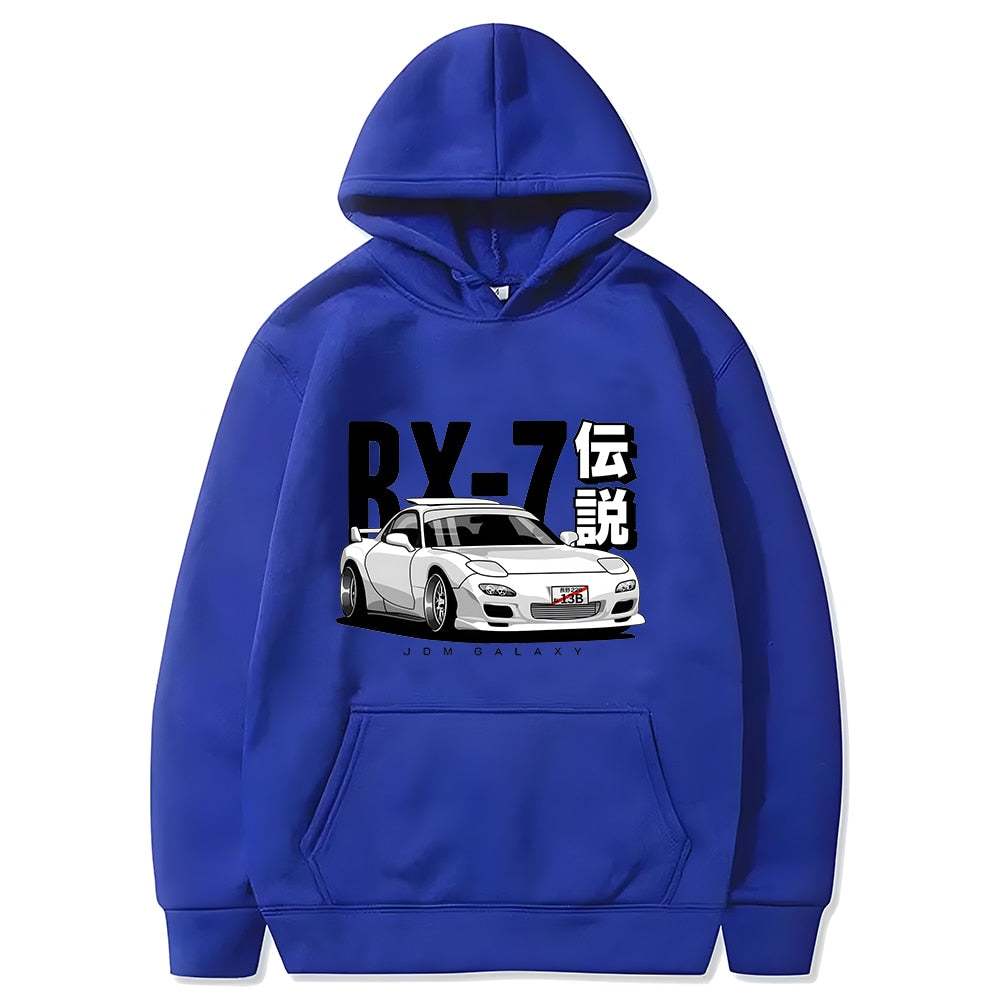 Sudaderas Mazda RX-7 JDM Hoodie Vintage RX7