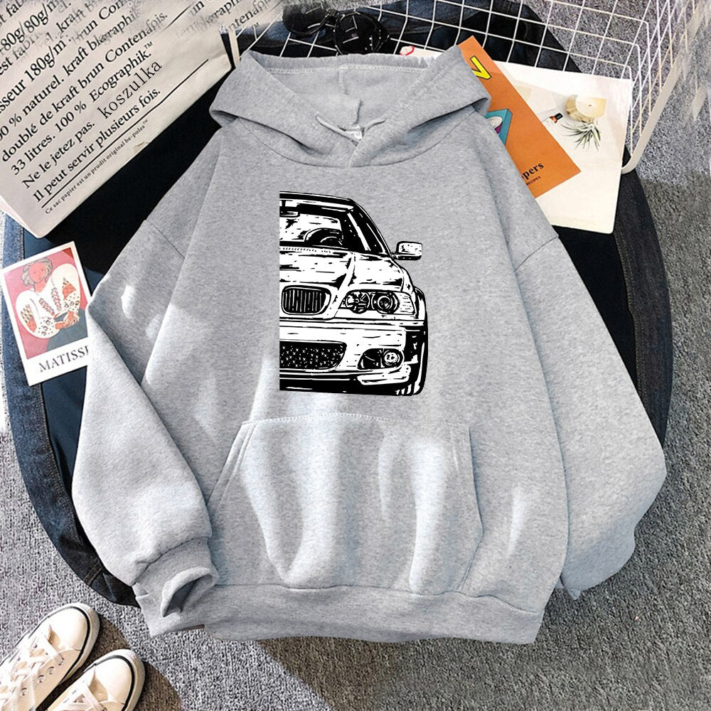 Sudaderas Bmw E46 New Winter Top Aesthetic Clothes