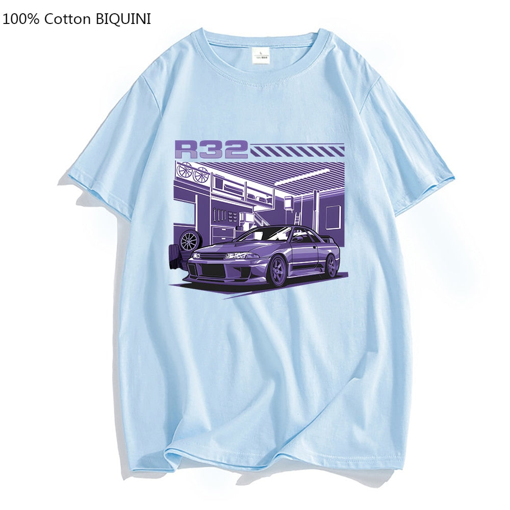 Camisetas Skyline R32 Purple Drift