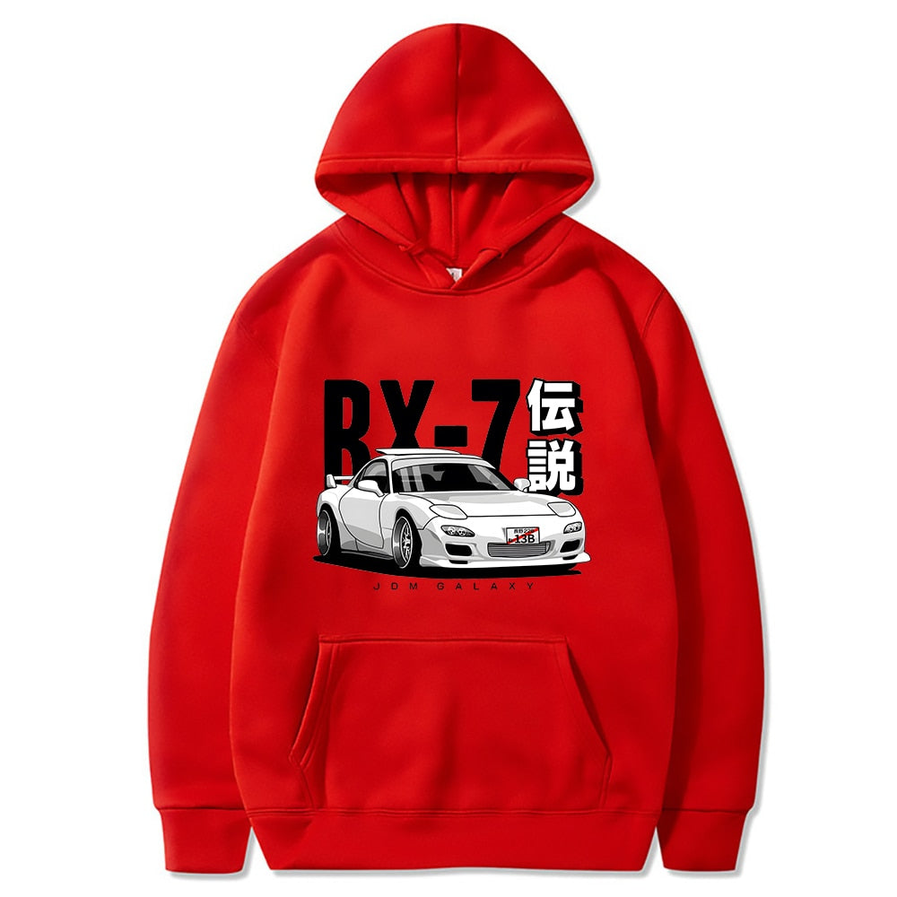 Sudaderas Mazda RX-7 JDM Hoodie Vintage RX7