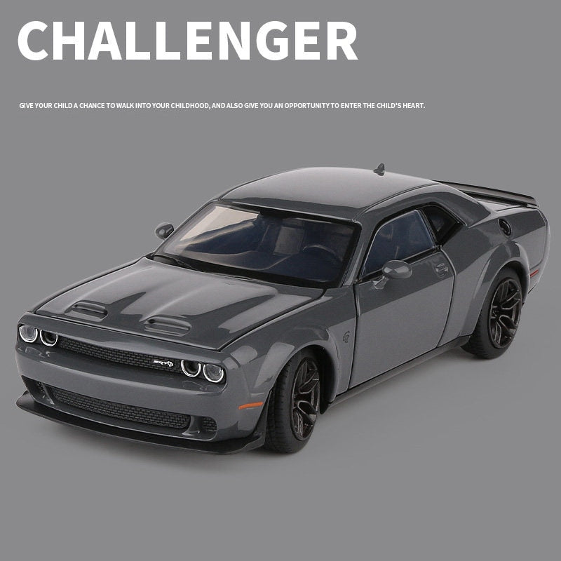 1:32 Dodge Challenger SRT Alloy Sports Car Model