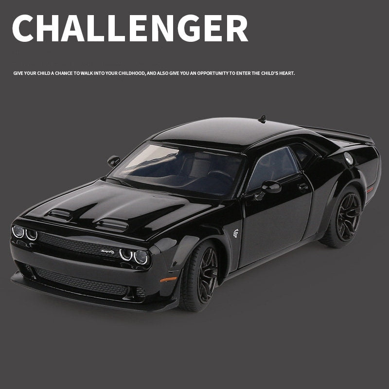 1:32 Dodge Challenger SRT Alloy Sports Car Model