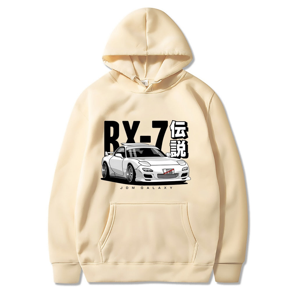 Sudaderas Mazda RX-7 JDM Hoodie Vintage RX7